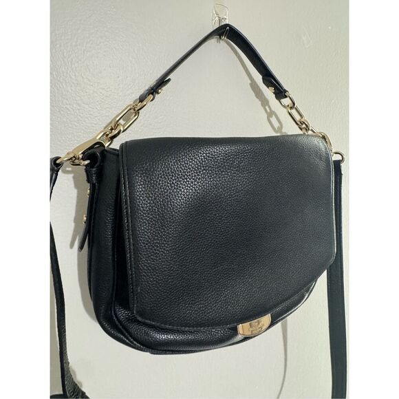 Kate Spade Black Mulberry Street Alecia Pebbled Leather Shoulder Crossbody Bag - Picture 4 of 10